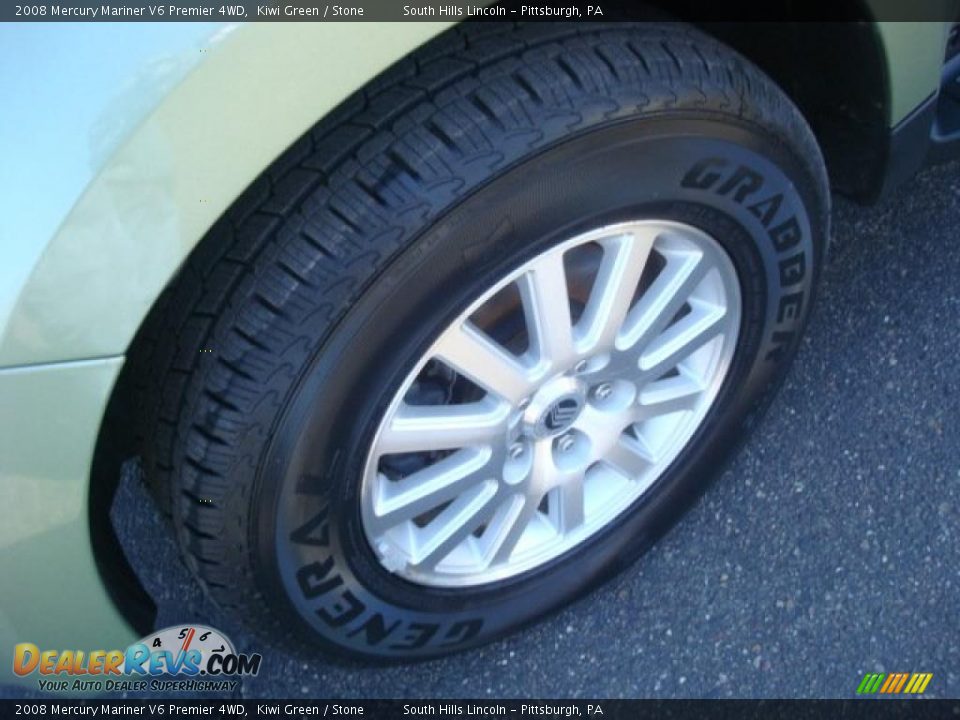 2008 Mercury Mariner V6 Premier 4WD Kiwi Green / Stone Photo #7