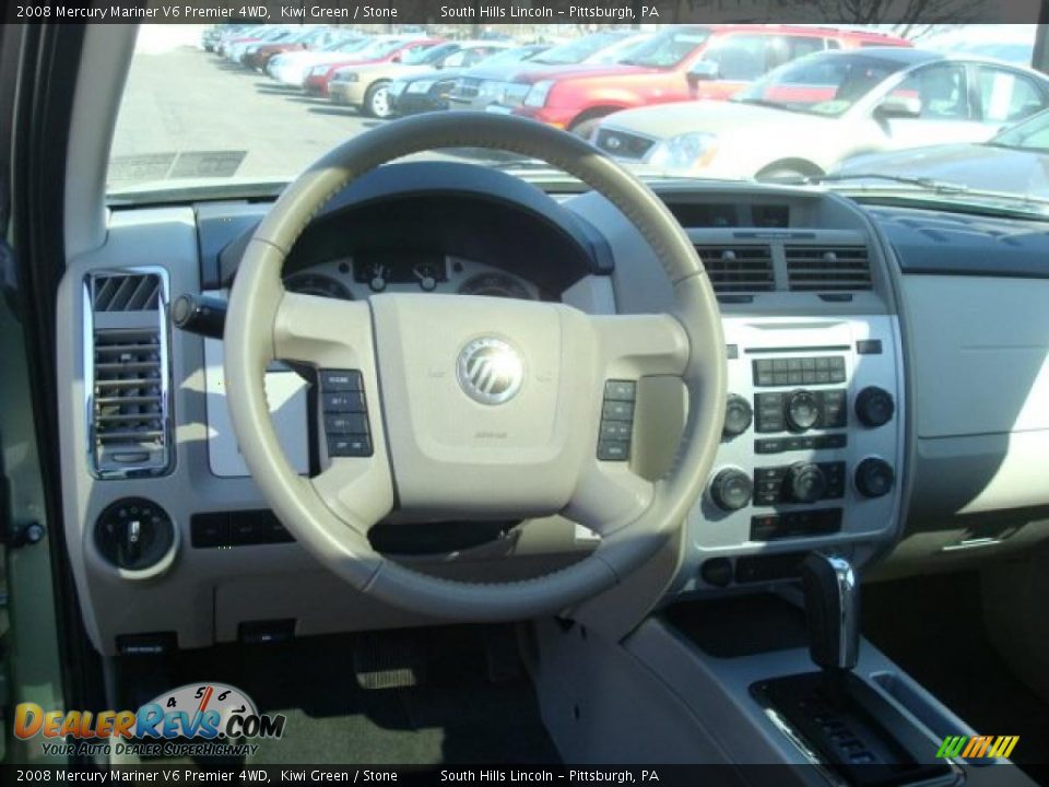 2008 Mercury Mariner V6 Premier 4WD Kiwi Green / Stone Photo #10