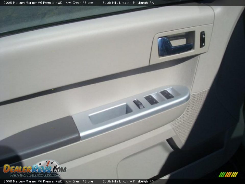 2008 Mercury Mariner V6 Premier 4WD Kiwi Green / Stone Photo #11