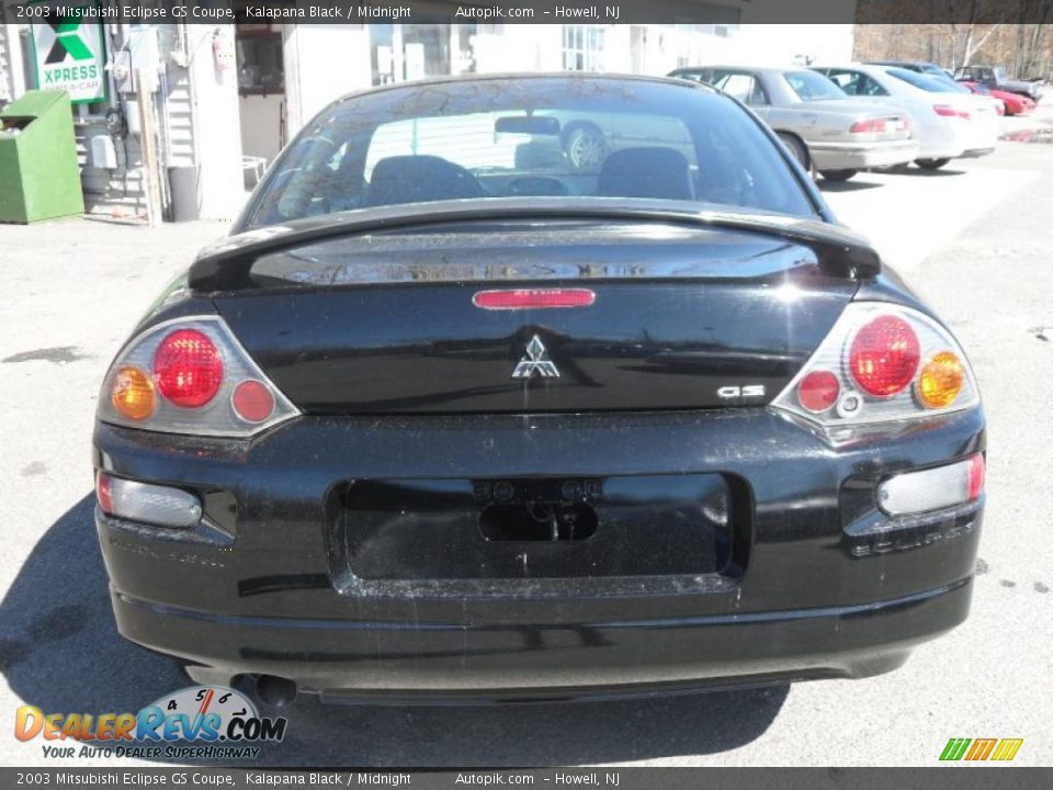 2003 Mitsubishi Eclipse GS Coupe Kalapana Black / Midnight Photo #6