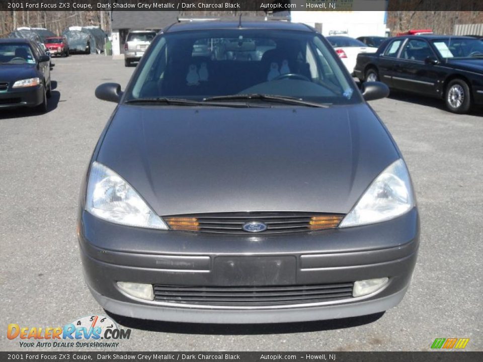 2001 Ford Focus ZX3 Coupe Dark Shadow Grey Metallic / Dark Charcoal Black Photo #1