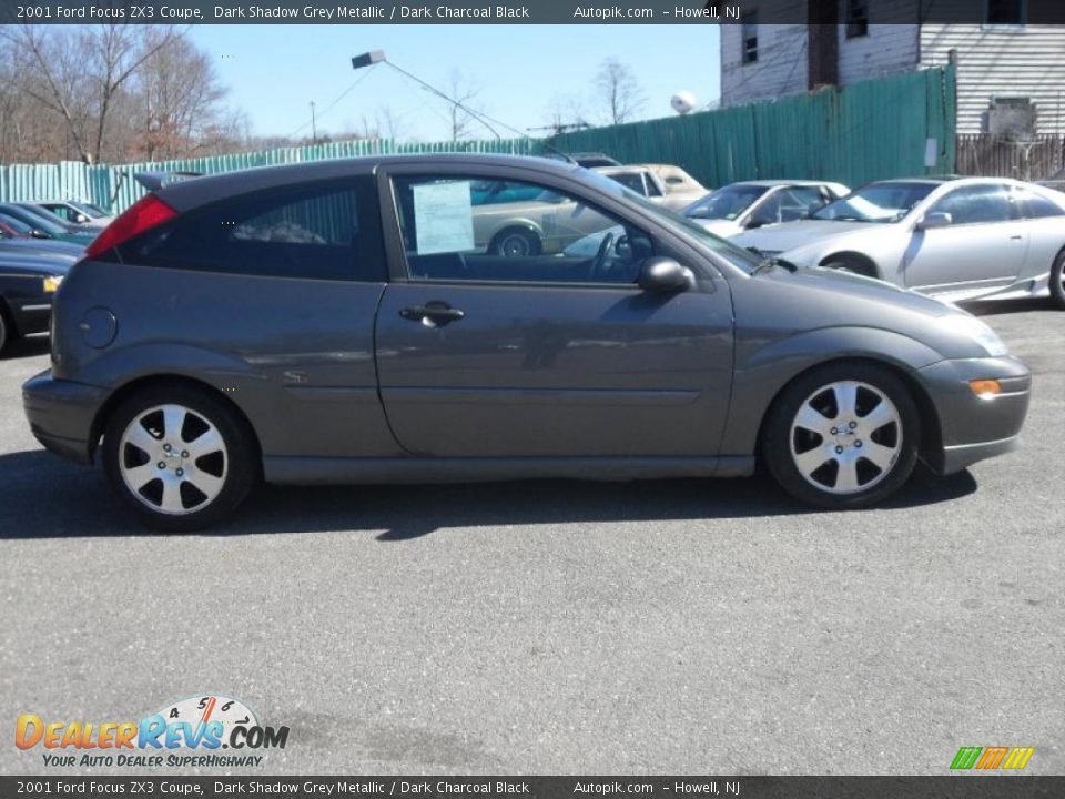 2001 Ford Focus ZX3 Coupe Dark Shadow Grey Metallic / Dark Charcoal Black Photo #4