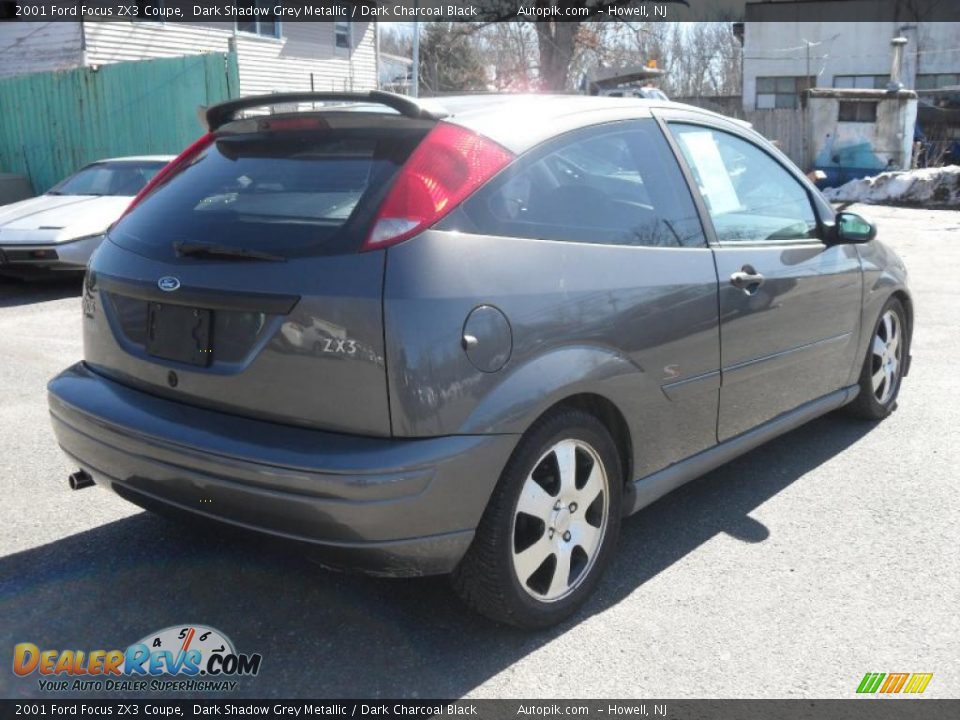 2001 Ford Focus ZX3 Coupe Dark Shadow Grey Metallic / Dark Charcoal Black Photo #5