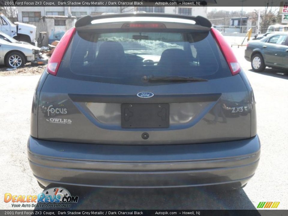 2001 Ford Focus ZX3 Coupe Dark Shadow Grey Metallic / Dark Charcoal Black Photo #6