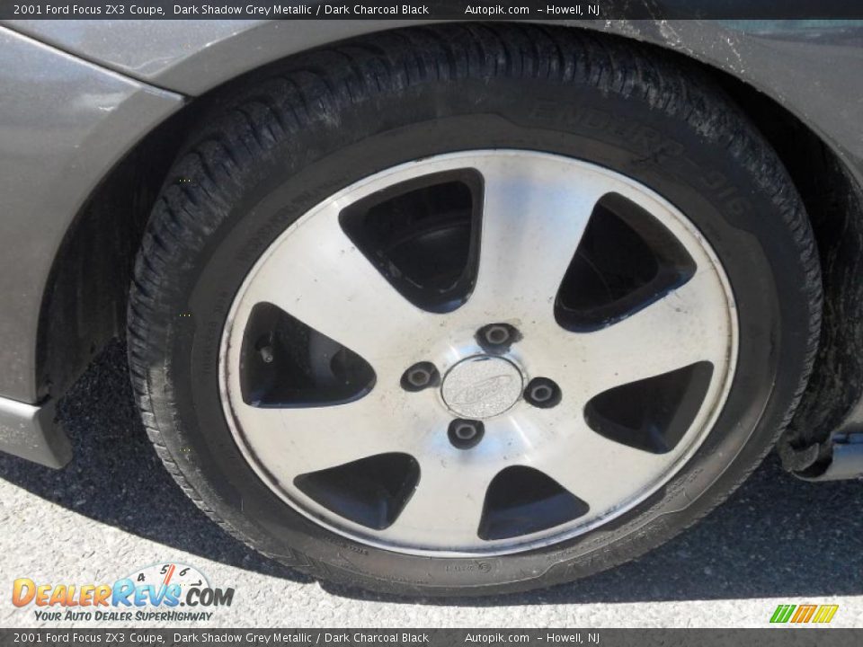 2001 Ford Focus ZX3 Coupe Dark Shadow Grey Metallic / Dark Charcoal Black Photo #18