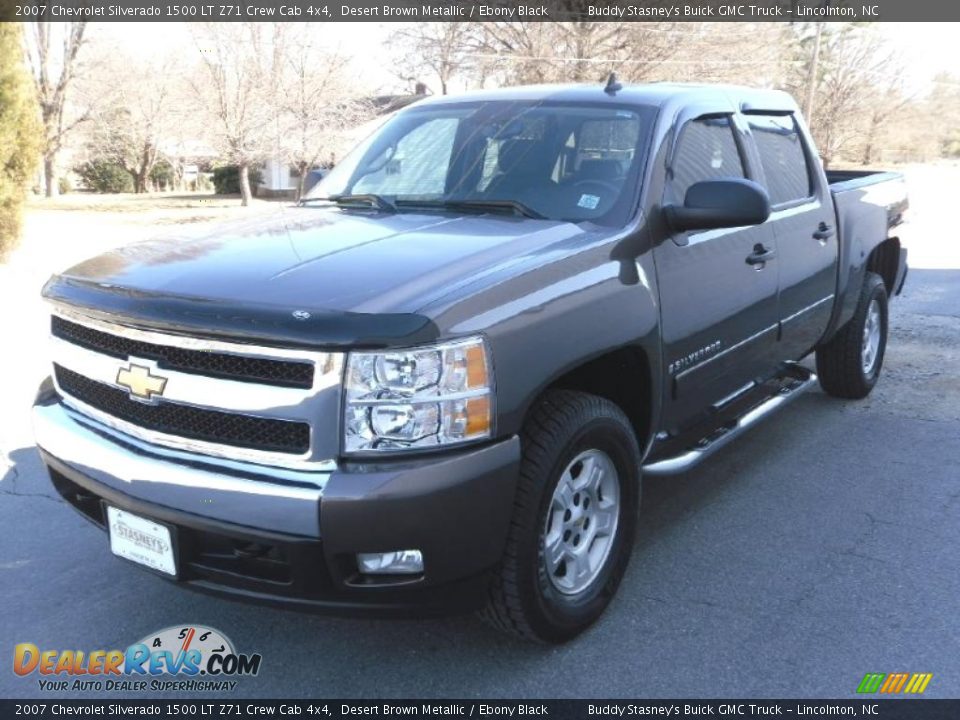 2007 Chevrolet Silverado 1500 LT Z71 Crew Cab 4x4 Desert Brown Metallic / Ebony Black Photo #2