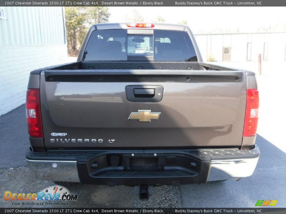 2007 Chevrolet Silverado 1500 LT Z71 Crew Cab 4x4 Desert Brown Metallic / Ebony Black Photo #4