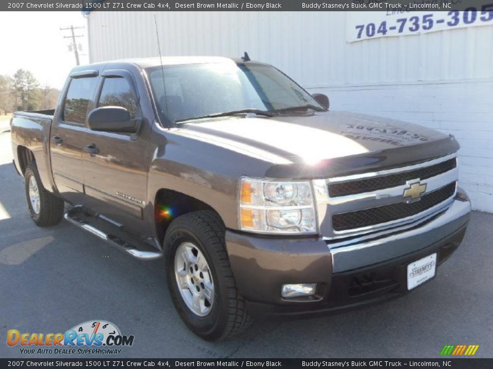 2007 Chevrolet Silverado 1500 LT Z71 Crew Cab 4x4 Desert Brown Metallic / Ebony Black Photo #6