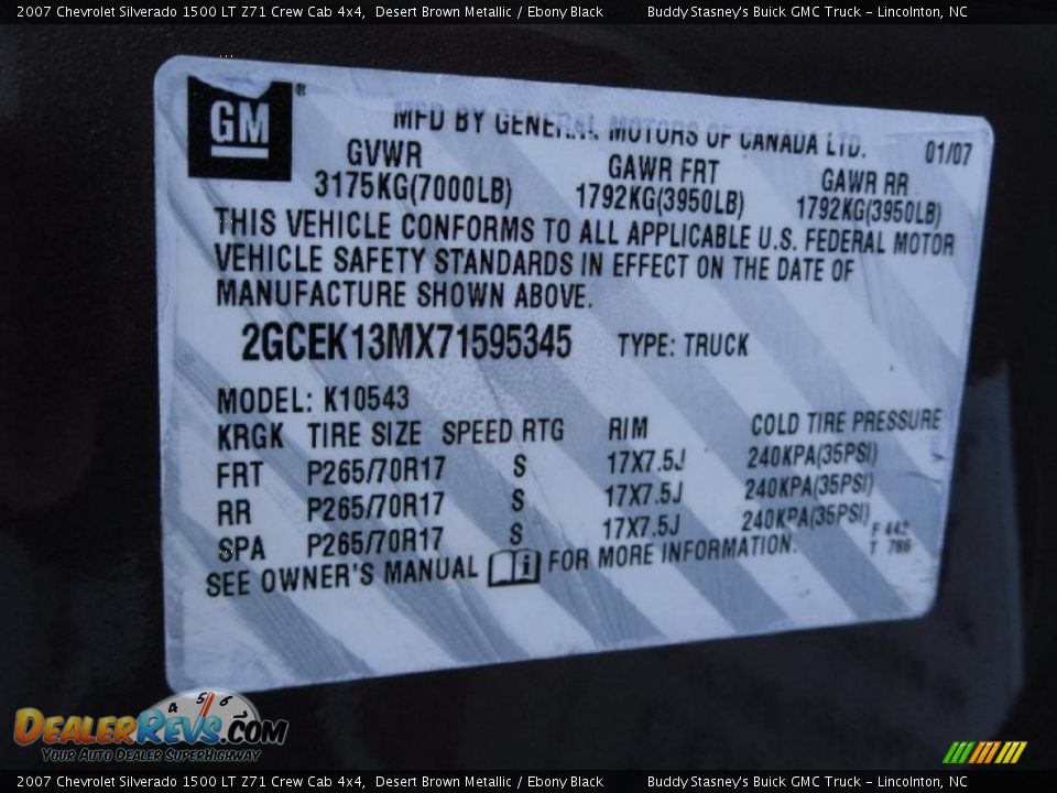 2007 Chevrolet Silverado 1500 LT Z71 Crew Cab 4x4 Desert Brown Metallic / Ebony Black Photo #8
