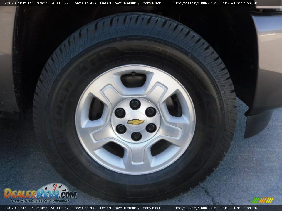 2007 Chevrolet Silverado 1500 LT Z71 Crew Cab 4x4 Desert Brown Metallic / Ebony Black Photo #25