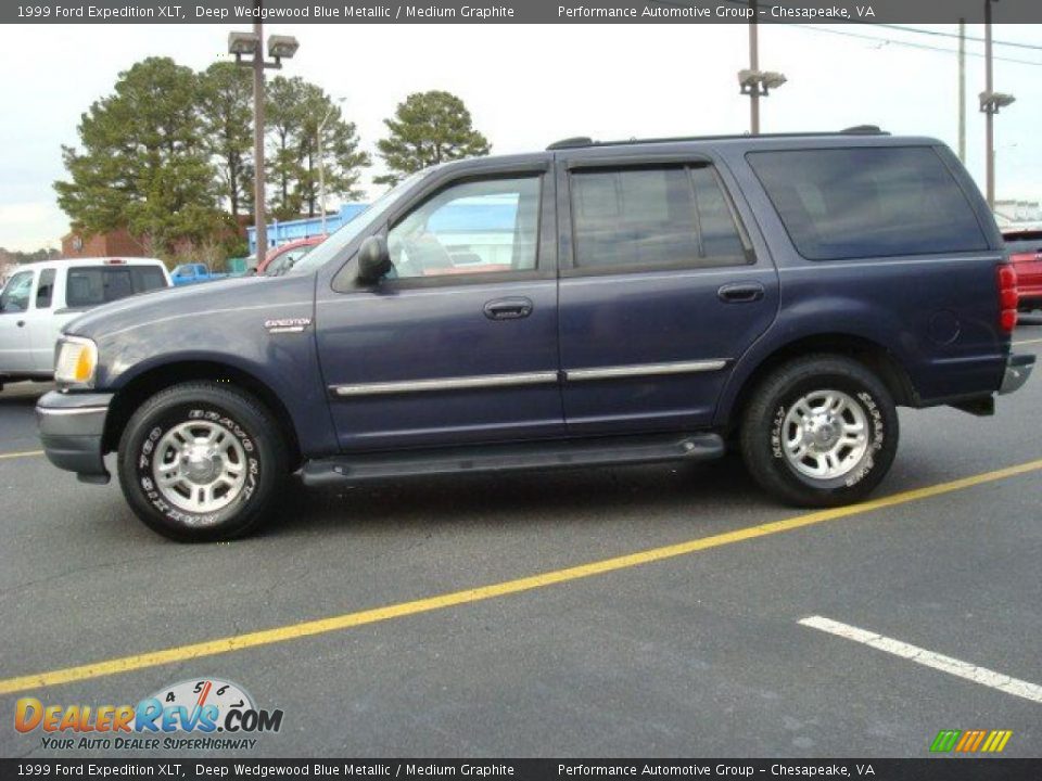 Deep Wedgewood Blue Metallic 1999 Ford Expedition XLT Photo #3