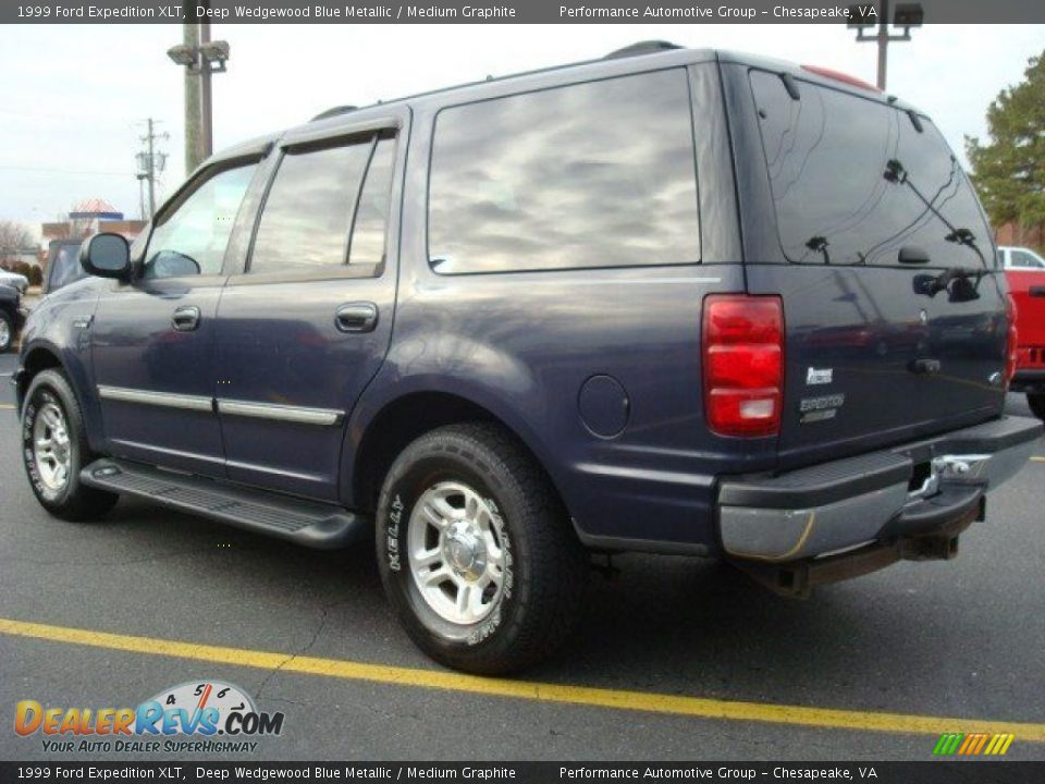 1999 Ford Expedition XLT Deep Wedgewood Blue Metallic / Medium Graphite Photo #4