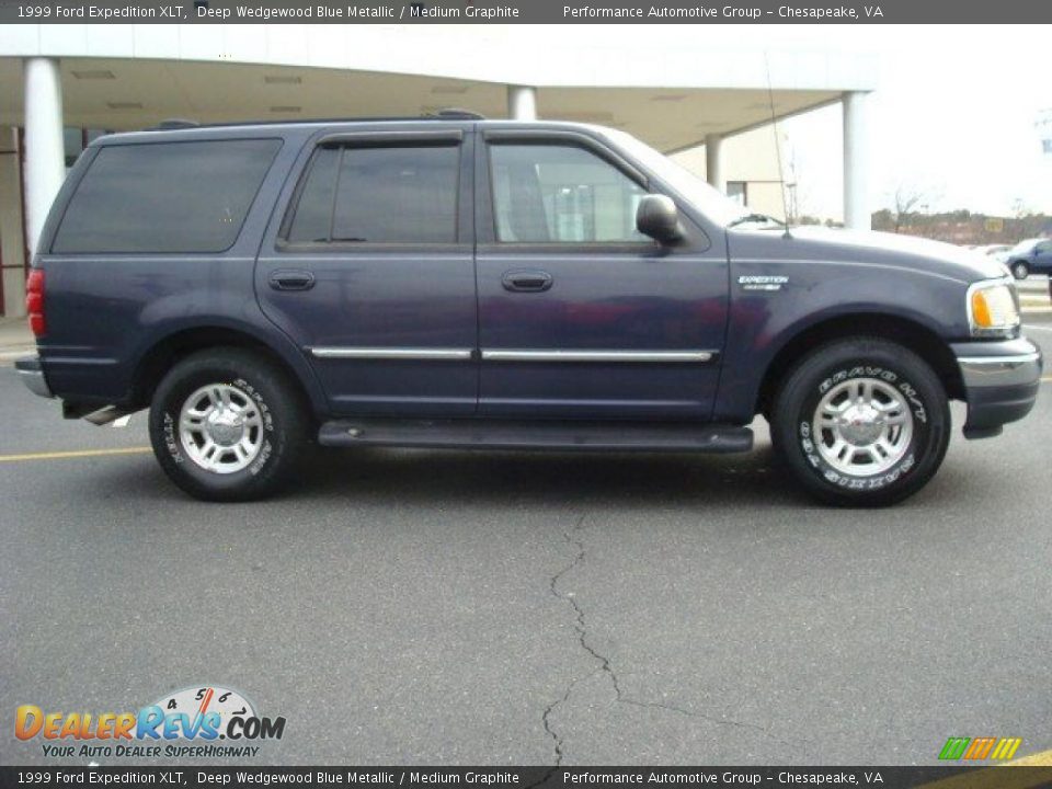 1999 Ford Expedition XLT Deep Wedgewood Blue Metallic / Medium Graphite Photo #7