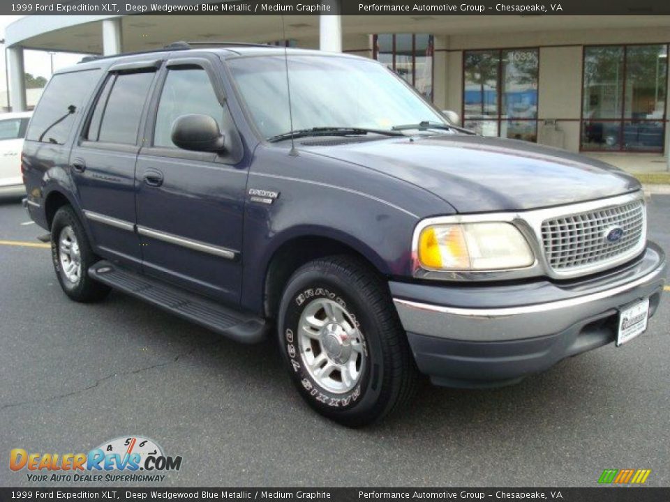 Deep Wedgewood Blue Metallic 1999 Ford Expedition XLT Photo #8