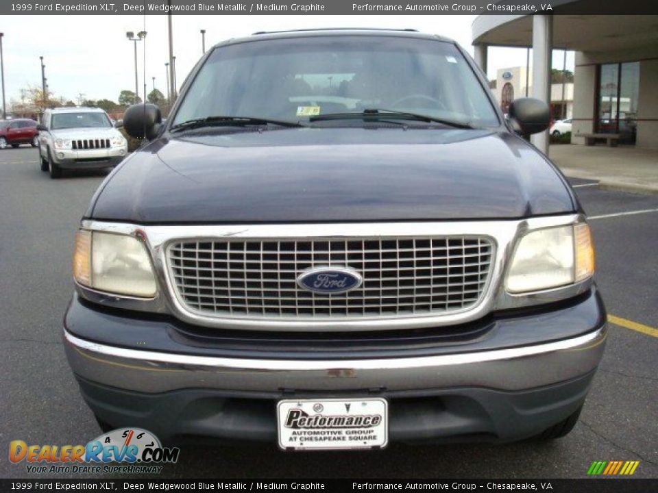 1999 Ford Expedition XLT Deep Wedgewood Blue Metallic / Medium Graphite Photo #9