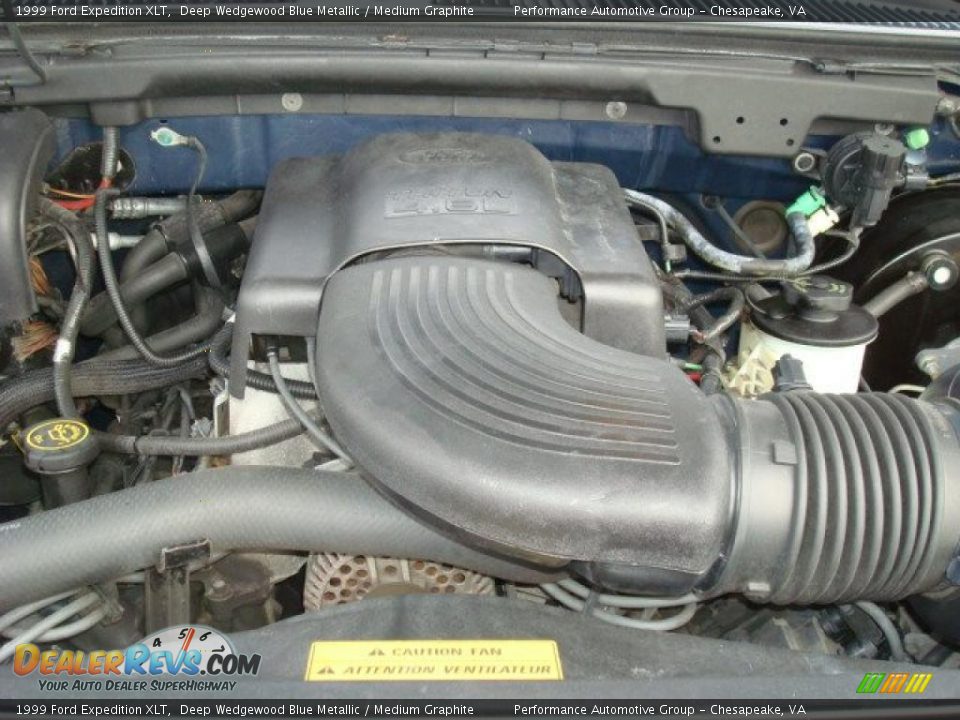 1999 Ford Expedition XLT Deep Wedgewood Blue Metallic / Medium Graphite Photo #26