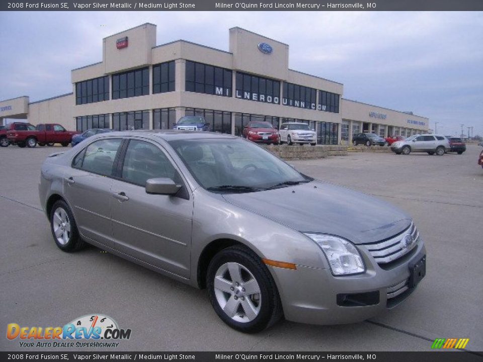 2008 Ford Fusion SE Vapor Silver Metallic / Medium Light Stone Photo #1