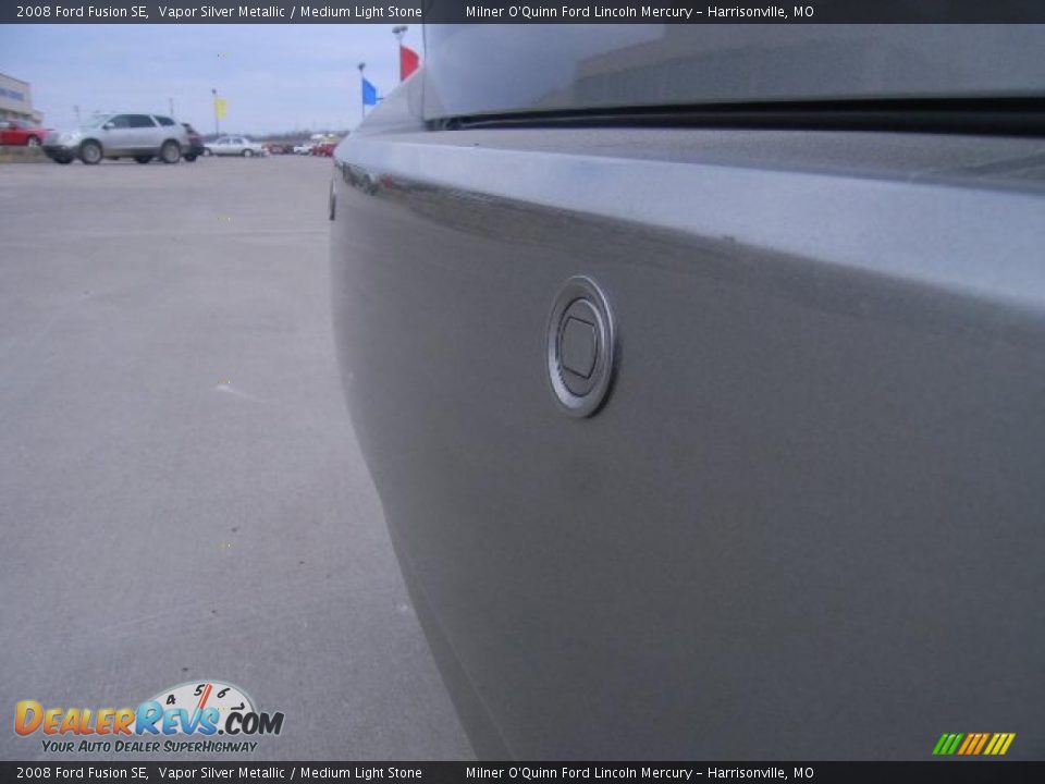 2008 Ford Fusion SE Vapor Silver Metallic / Medium Light Stone Photo #13