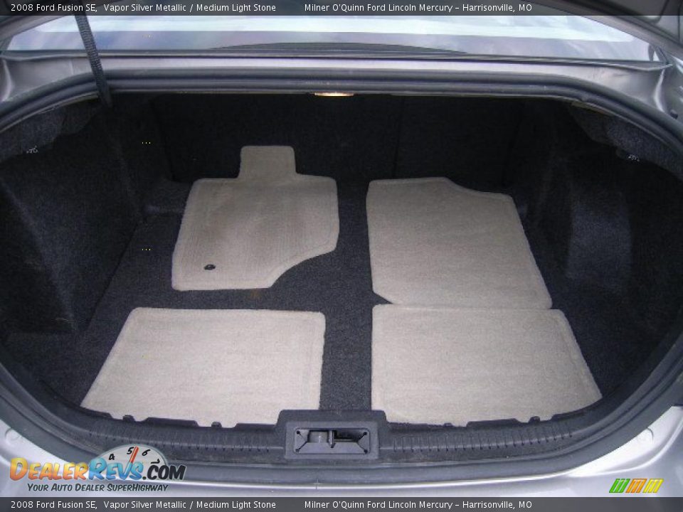 2008 Ford Fusion SE Vapor Silver Metallic / Medium Light Stone Photo #15