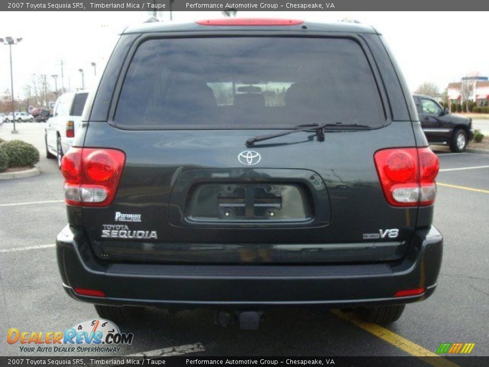 2007 Toyota Sequoia SR5 Timberland Mica / Taupe Photo #5