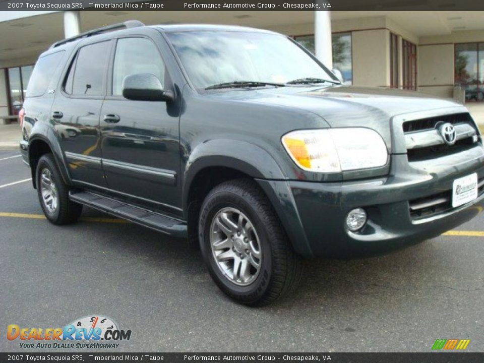 2007 Toyota Sequoia SR5 Timberland Mica / Taupe Photo #8
