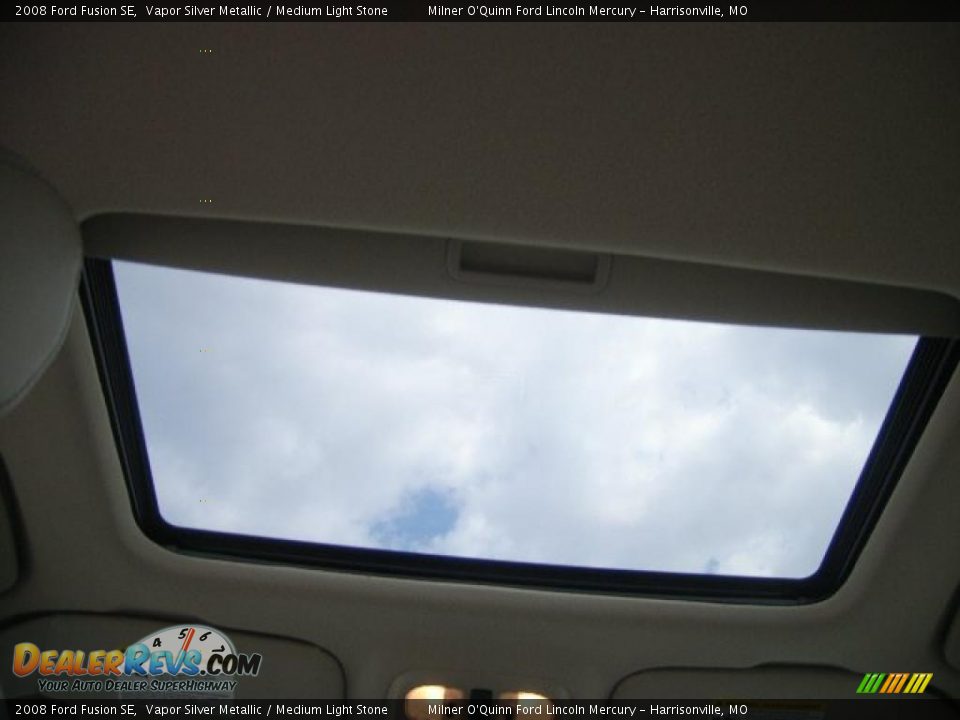2008 Ford Fusion SE Vapor Silver Metallic / Medium Light Stone Photo #21