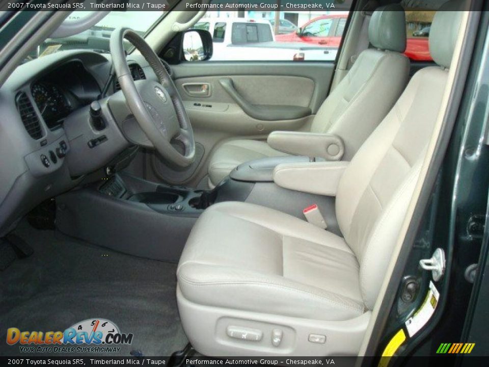 2007 Toyota Sequoia SR5 Timberland Mica / Taupe Photo #10