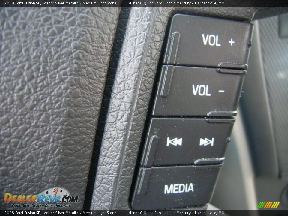 2008 Ford Fusion SE Vapor Silver Metallic / Medium Light Stone Photo #28