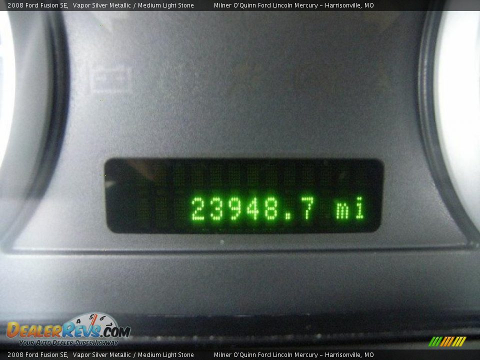 2008 Ford Fusion SE Vapor Silver Metallic / Medium Light Stone Photo #31