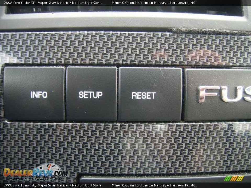 2008 Ford Fusion SE Vapor Silver Metallic / Medium Light Stone Photo #32