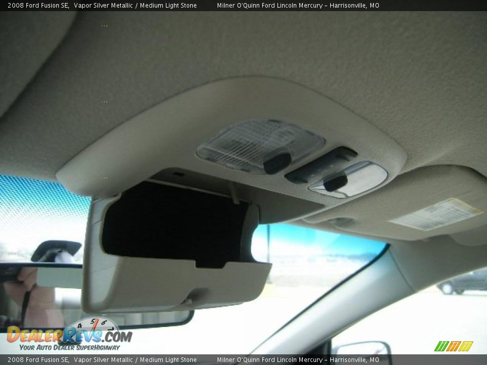 2008 Ford Fusion SE Vapor Silver Metallic / Medium Light Stone Photo #33