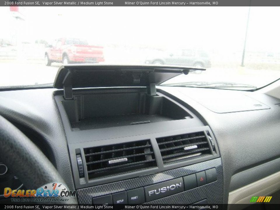 2008 Ford Fusion SE Vapor Silver Metallic / Medium Light Stone Photo #34