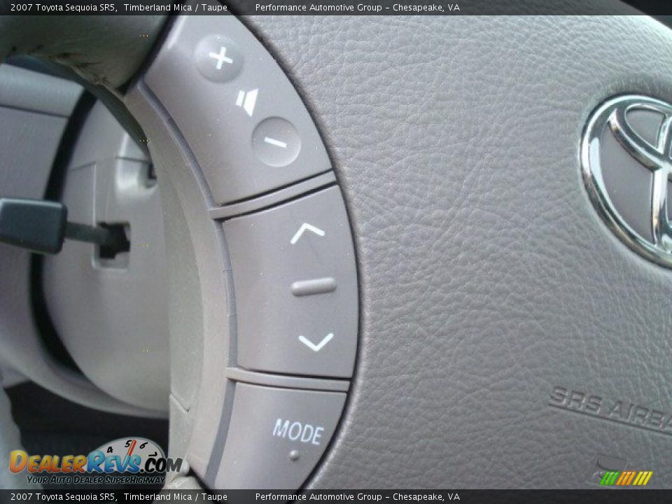 2007 Toyota Sequoia SR5 Timberland Mica / Taupe Photo #26