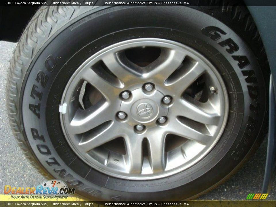 2007 Toyota Sequoia SR5 Timberland Mica / Taupe Photo #28