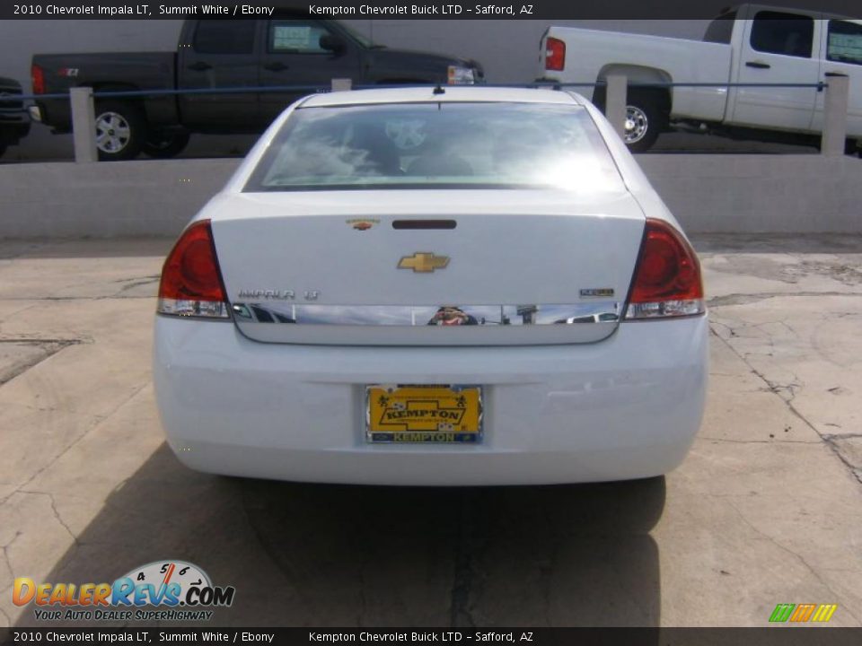 2010 Chevrolet Impala LT Summit White / Ebony Photo #6