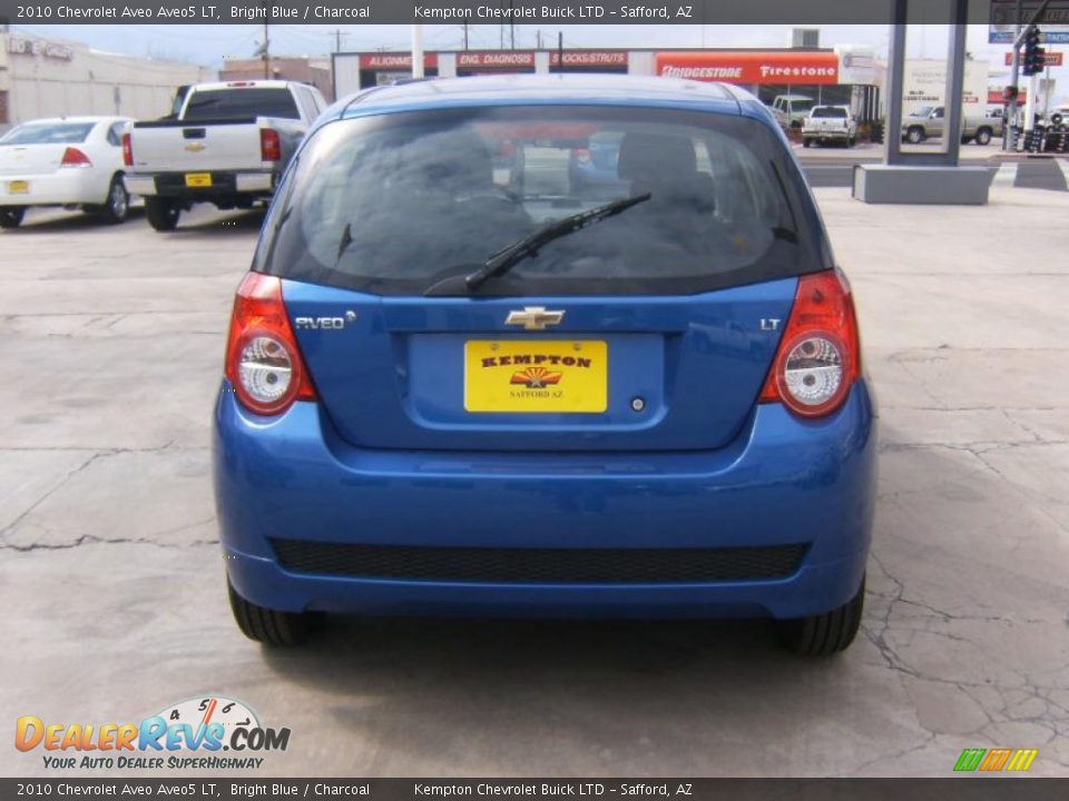 2010 Chevrolet Aveo Aveo5 LT Bright Blue / Charcoal Photo #6