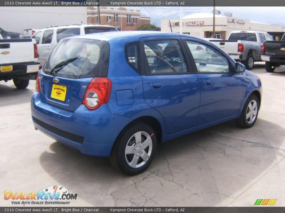 2010 Chevrolet Aveo Aveo5 LT Bright Blue / Charcoal Photo #5