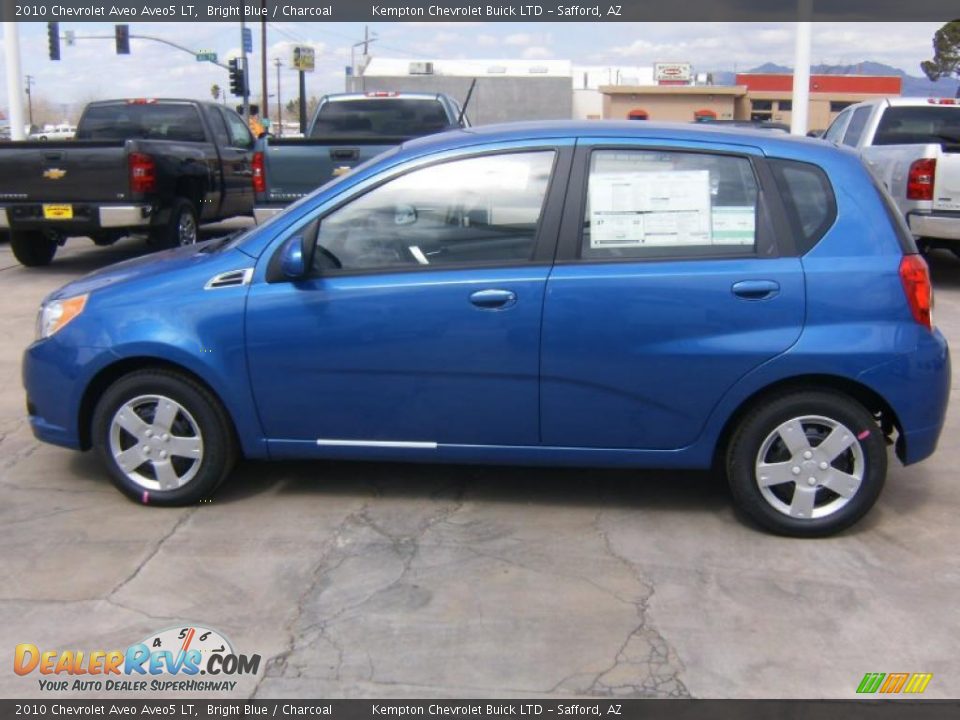 2010 Chevrolet Aveo Aveo5 LT Bright Blue / Charcoal Photo #8