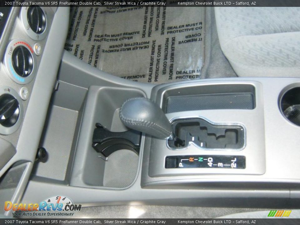 2007 Toyota Tacoma V6 SR5 PreRunner Double Cab Silver Streak Mica / Graphite Gray Photo #19