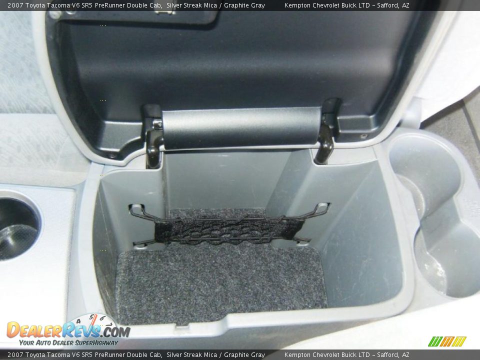 2007 Toyota Tacoma V6 SR5 PreRunner Double Cab Silver Streak Mica / Graphite Gray Photo #21