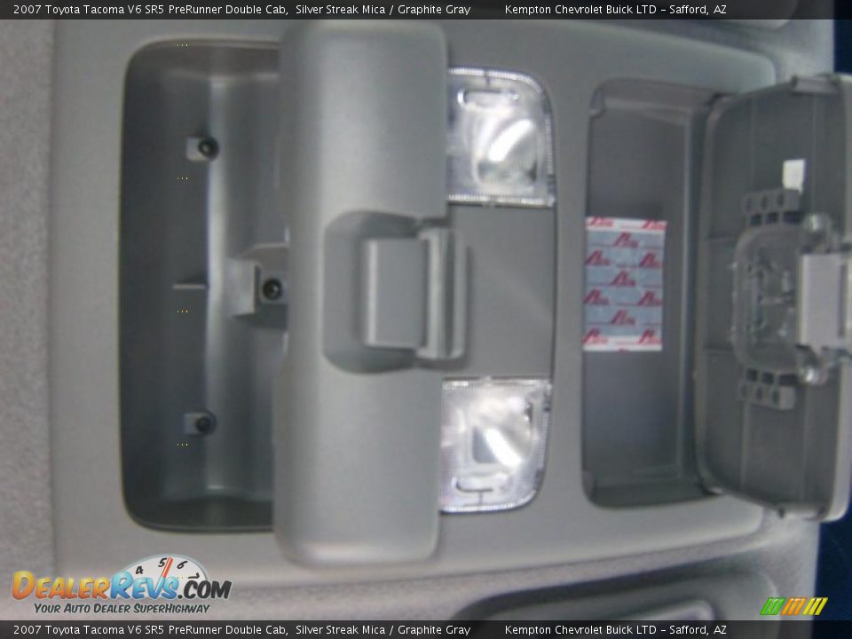 2007 Toyota Tacoma V6 SR5 PreRunner Double Cab Silver Streak Mica / Graphite Gray Photo #22