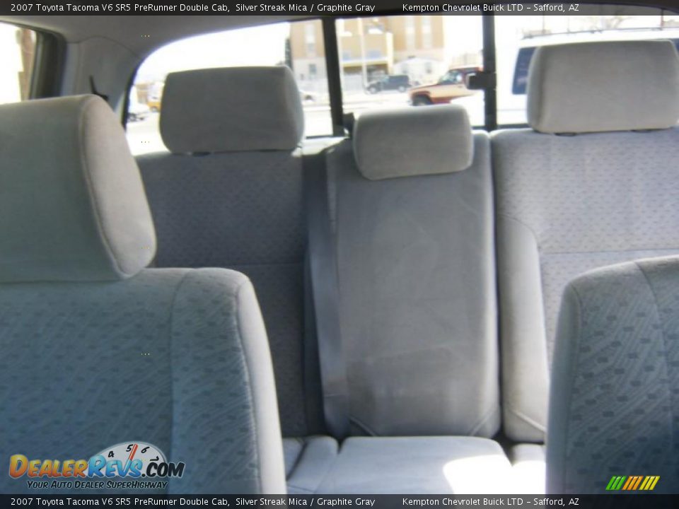 2007 Toyota Tacoma V6 SR5 PreRunner Double Cab Silver Streak Mica / Graphite Gray Photo #23