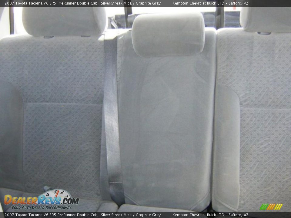 2007 Toyota Tacoma V6 SR5 PreRunner Double Cab Silver Streak Mica / Graphite Gray Photo #24