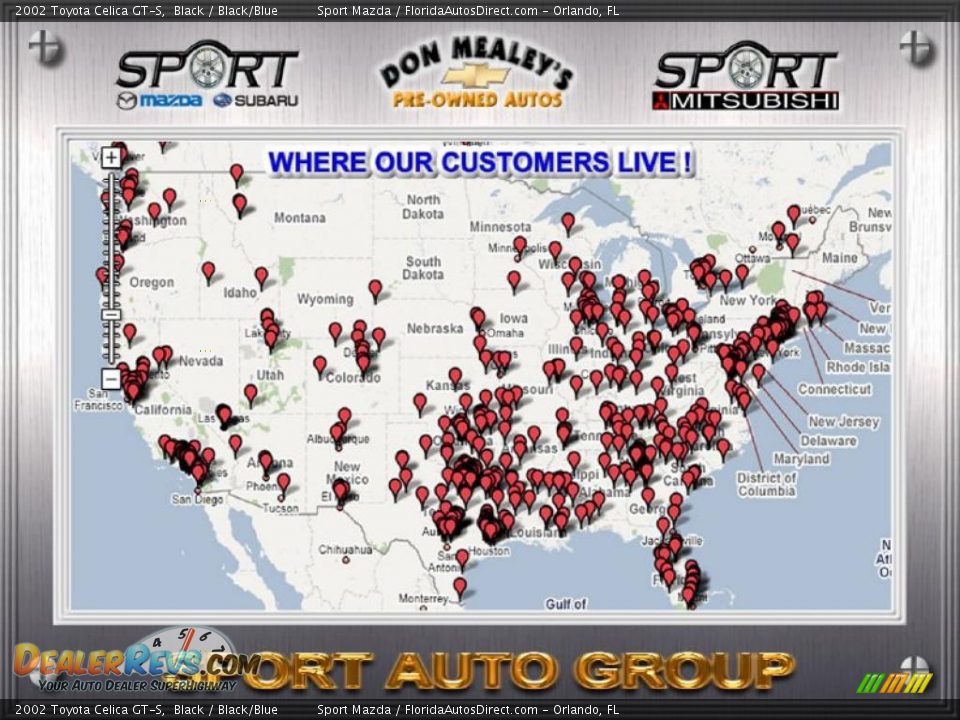 2002 Toyota Celica GT-S Black / Black/Blue Photo #7