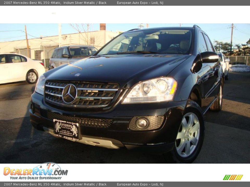 2007 Mercedes-Benz ML 350 4Matic Iridium Silver Metallic / Black Photo #1