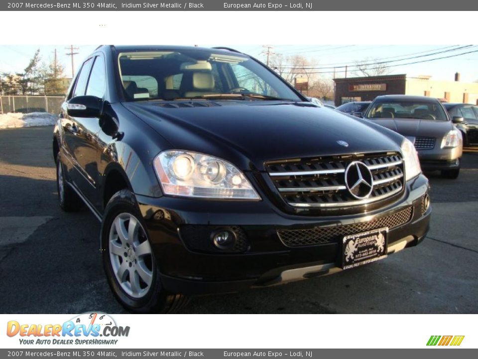 2007 Mercedes-Benz ML 350 4Matic Iridium Silver Metallic / Black Photo #2