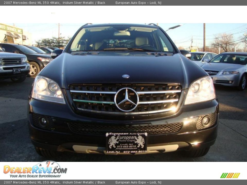 2007 Mercedes-Benz ML 350 4Matic Iridium Silver Metallic / Black Photo #3