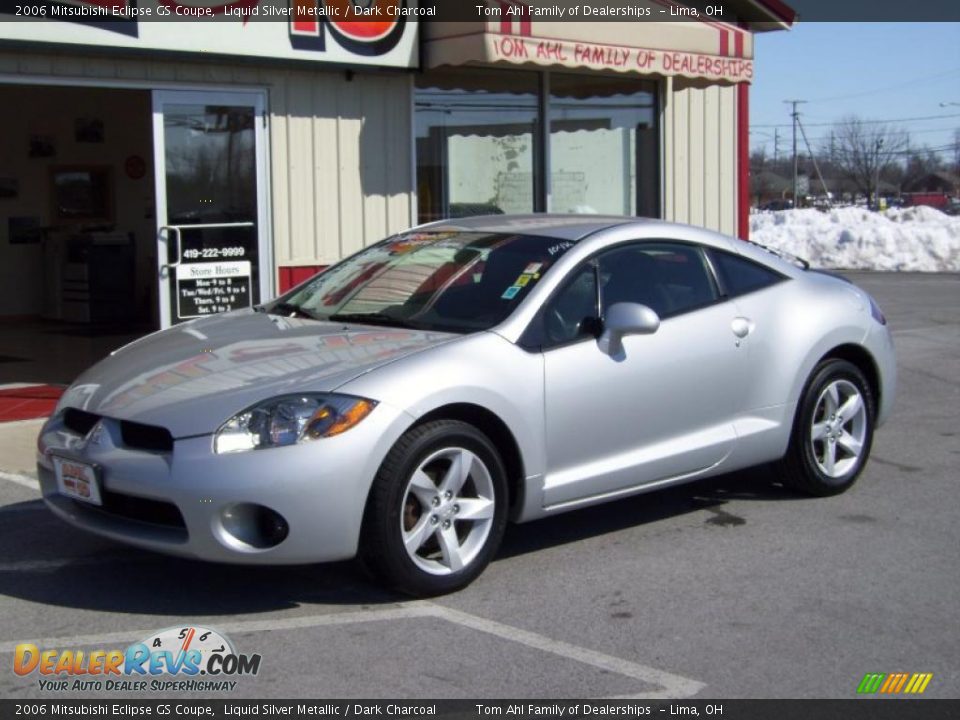 2006 Mitsubishi Eclipse GS Coupe Liquid Silver Metallic / Dark Charcoal Photo #2