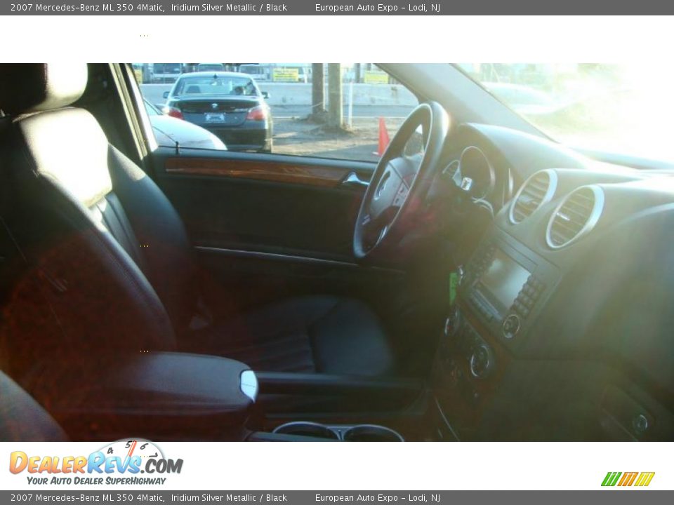 2007 Mercedes-Benz ML 350 4Matic Iridium Silver Metallic / Black Photo #5