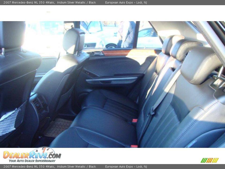 2007 Mercedes-Benz ML 350 4Matic Iridium Silver Metallic / Black Photo #10